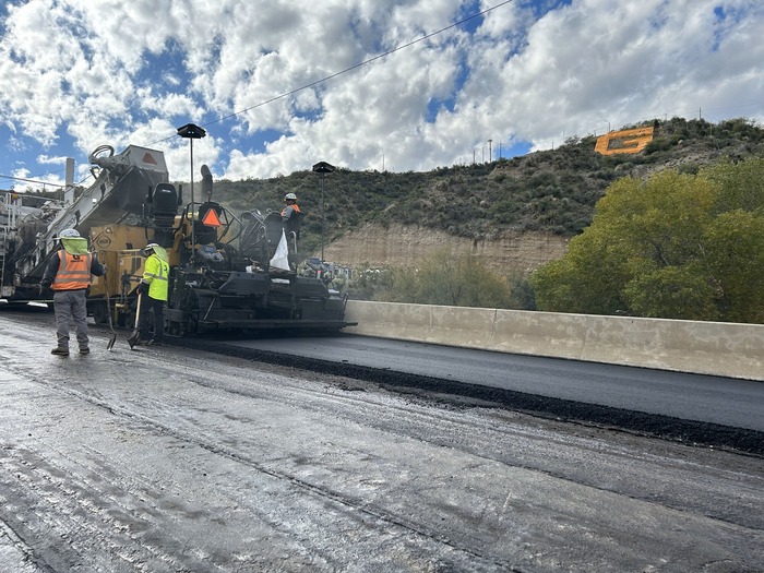 US 60 Santee Street, bridge deck paving