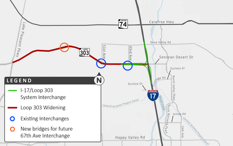 Loop 303 project map