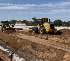 Loop 202 widening project near Arizona Ave Oct. 2025 (ADOT file photo)
