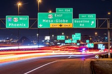 Interstate 10 near the Broadway Curve in Phoenix (ADOT file photo)