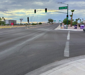 work completed on Elliot Road and I-10