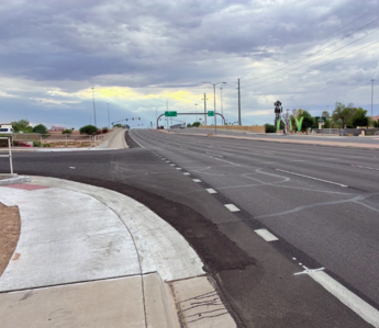 work completed on Chandler Boulevard and I-10