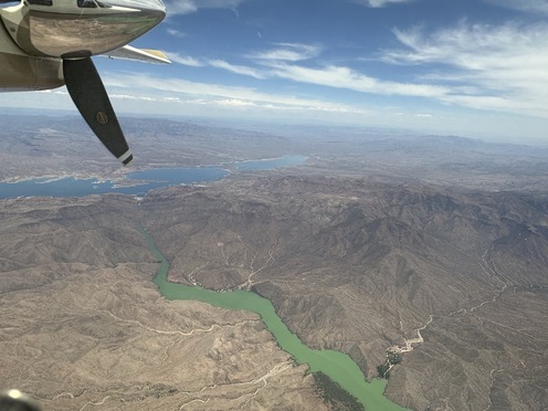 Aerial photos of Apache and Roosevelt