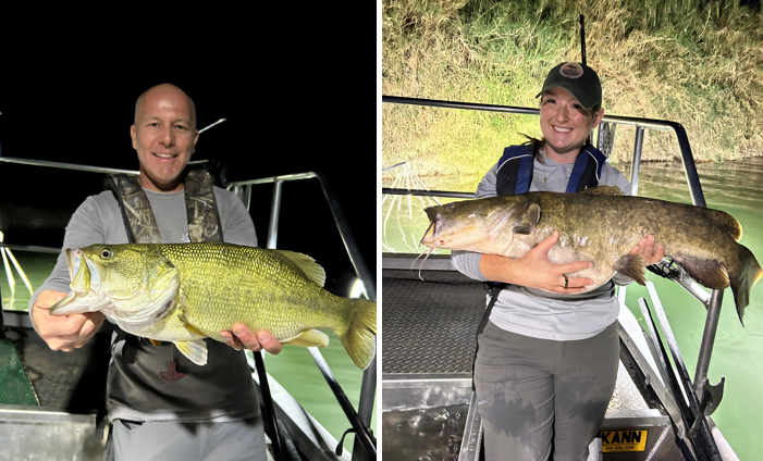 Electrofishing combined