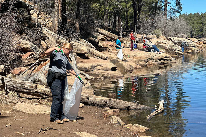 Earth Month cleanup