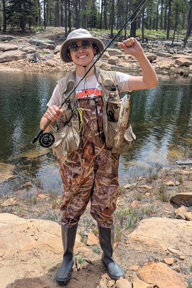 Johnathan E trout on the fly