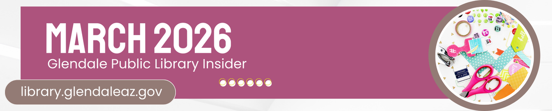 March 2026 Library Insider on Pink Background 