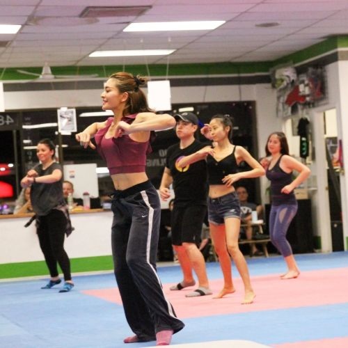 Dancers in a studio 