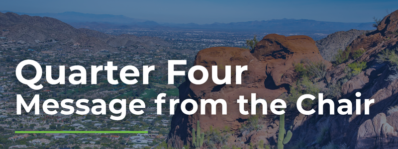 Quarter Four: Message from the Chair
