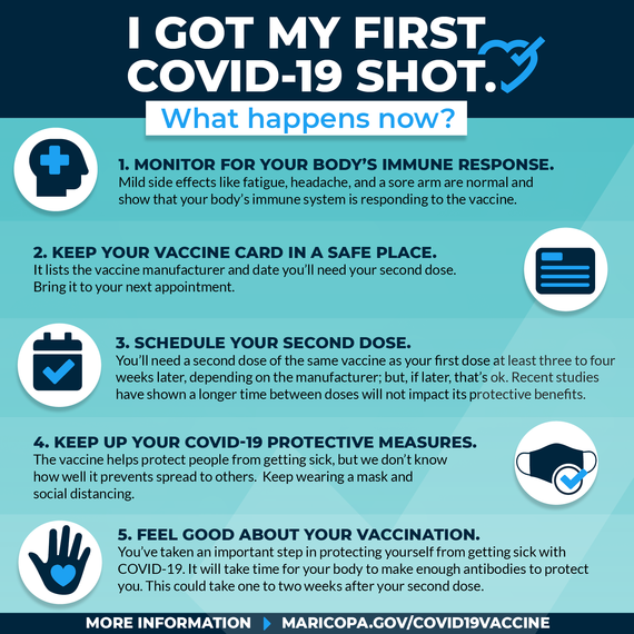 Next Steps for those who received first vaccine Dose-ENG