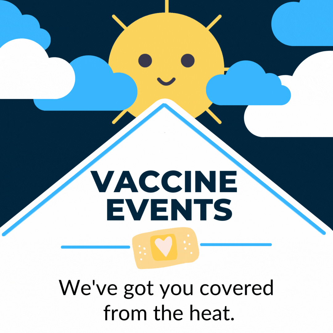 Vaccine events. We've got you covered.