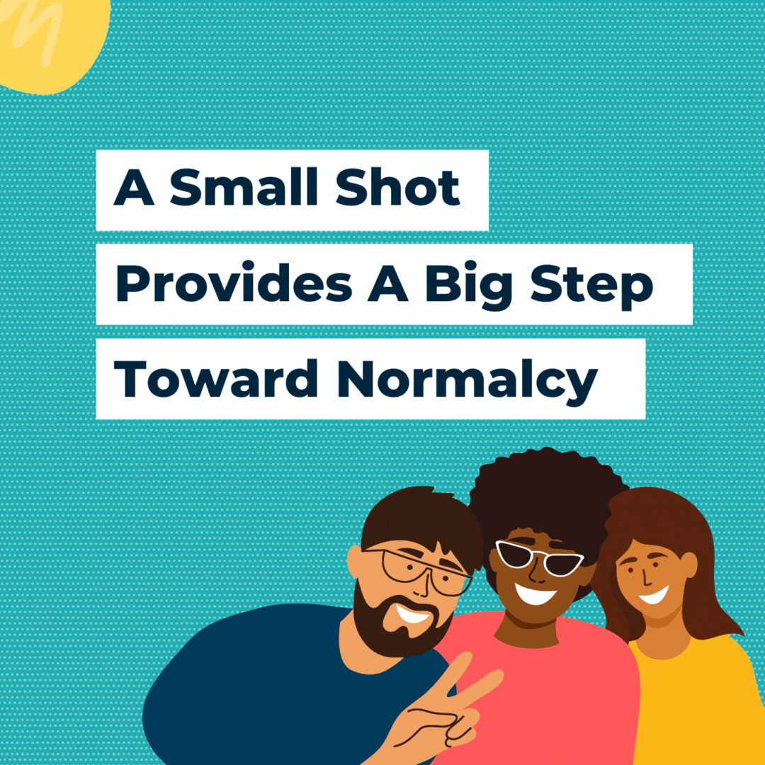 Small Shot. Big Step Toward Normalcy.