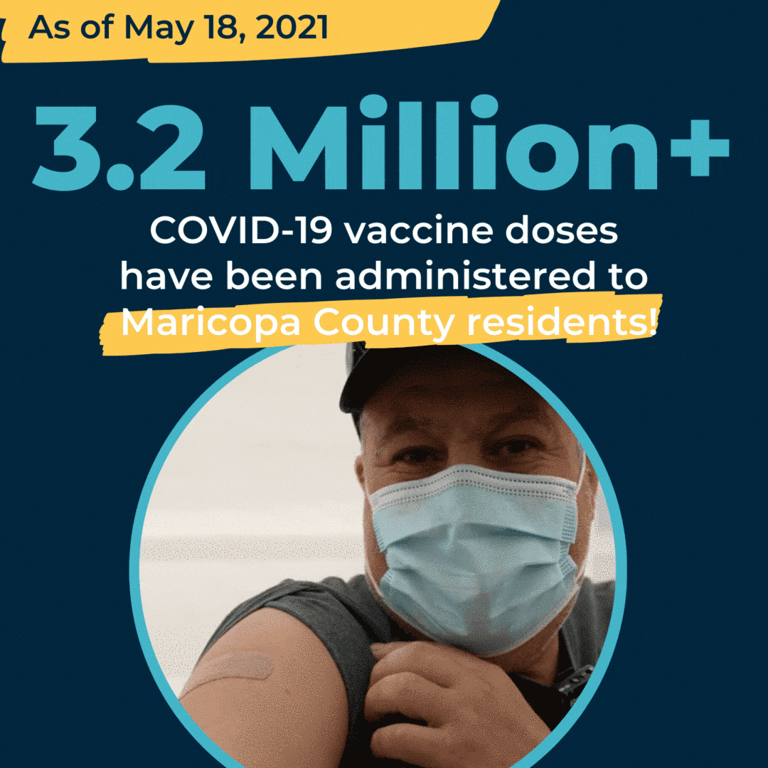 Community vaccination stats as of May 18, 2021