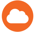orange cloud icon