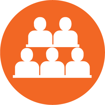 BOS, board of supervisors, meeting, orange icon