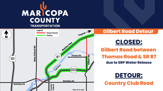 Gilbert Road Detour