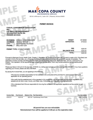 e Invoice - Watermarked Sample