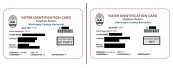 Voter ID Cards