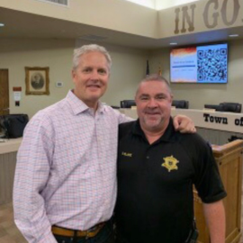 Chairman Hickman and Constable Scott Blake