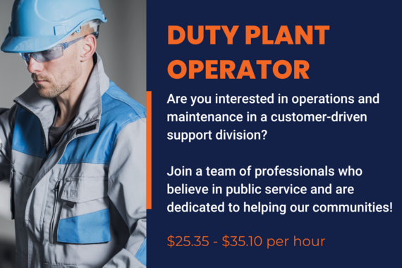 HR Job Posting -  Duty Plant Operator