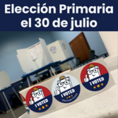 Spanish July 30 is Election Day