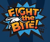 Fight the Bite Logo with Blue