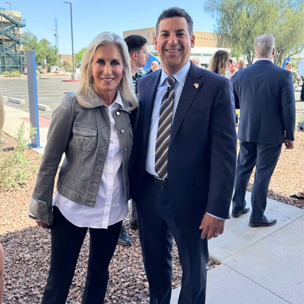 Supervisor Galvin and Kathy Bissell