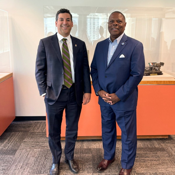 Supervisor Galvin and Councilman Robinson