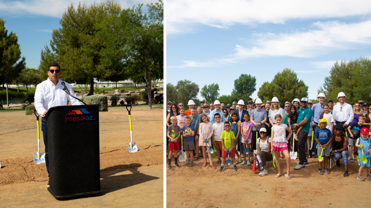 Mesa Gateway Library groundbreaking