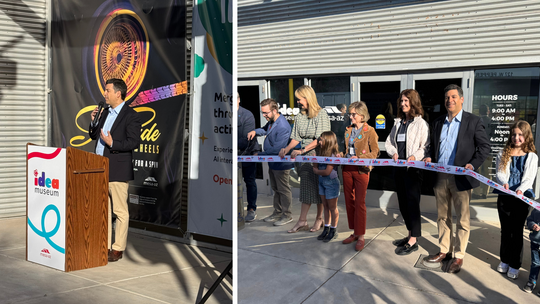 idea museum ribbon cutting