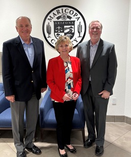 Mayor Morris & Town Manager Miller, Cave Creek