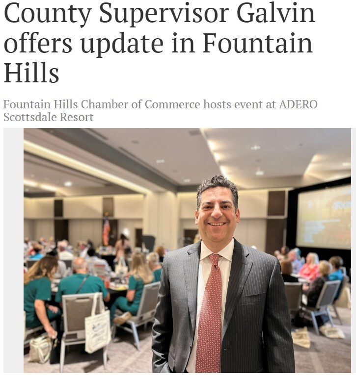 Thank you, Fountain Hills Times for your important coverage!