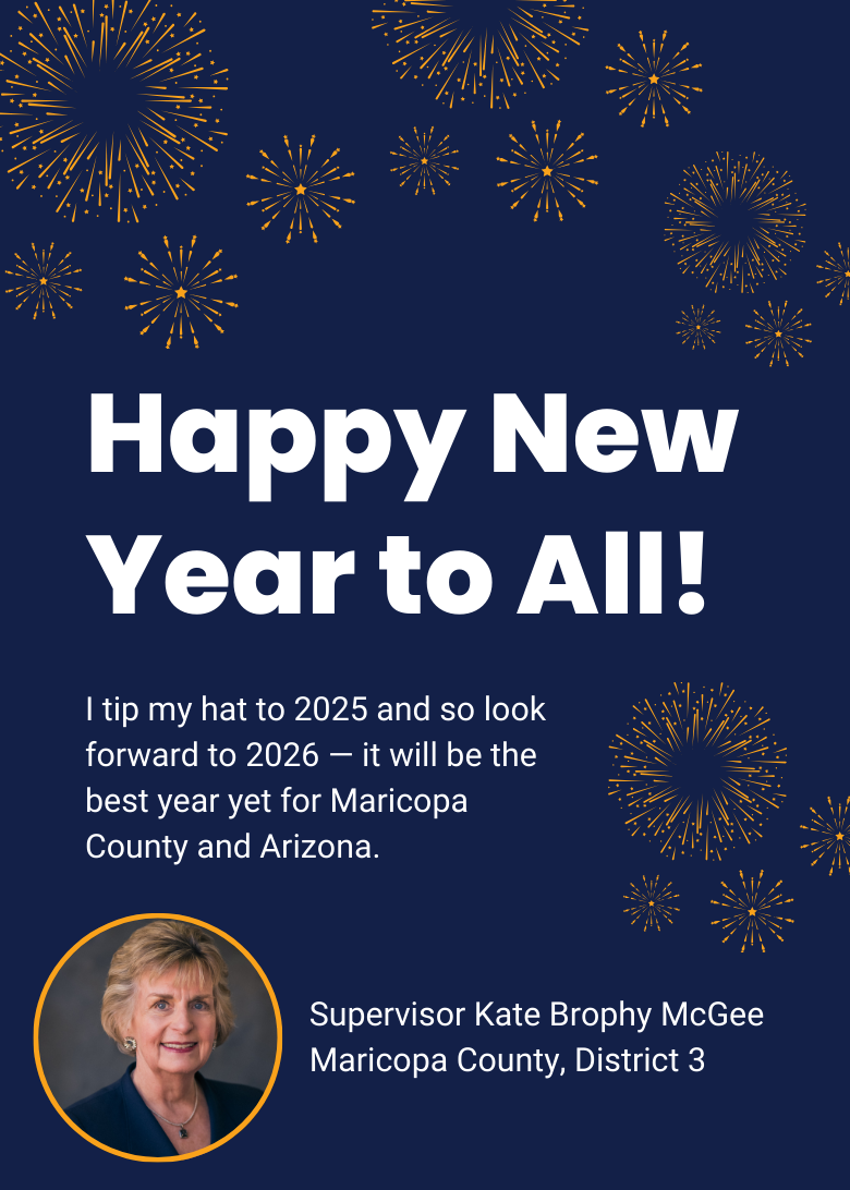 Happy New Year from Supervisor Brophy McGee