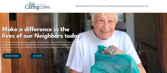 Learn more about the Foothills Caring Corps!