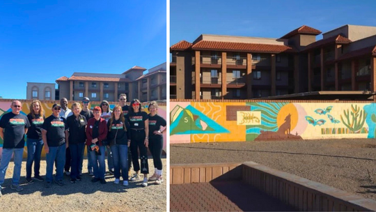 Village Center Mural 