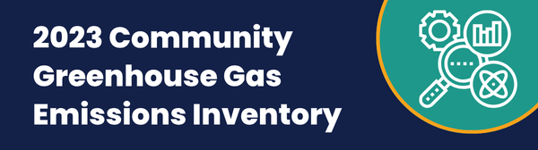 "2023 Community Greenhouse Gas Emissions Inventory" text