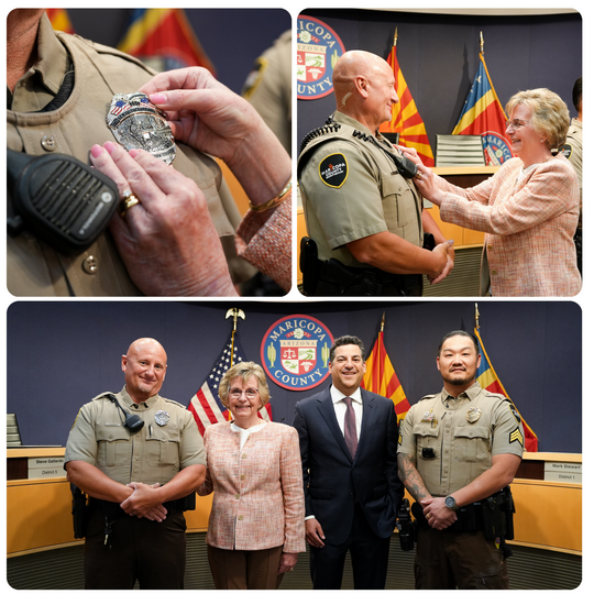 America 250 Badge Pinning Ceremony