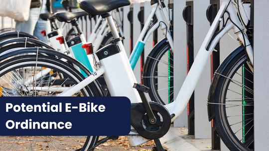 Parked e-bikes