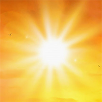 Sun and heat smaller