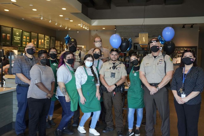 Coffee with a cop