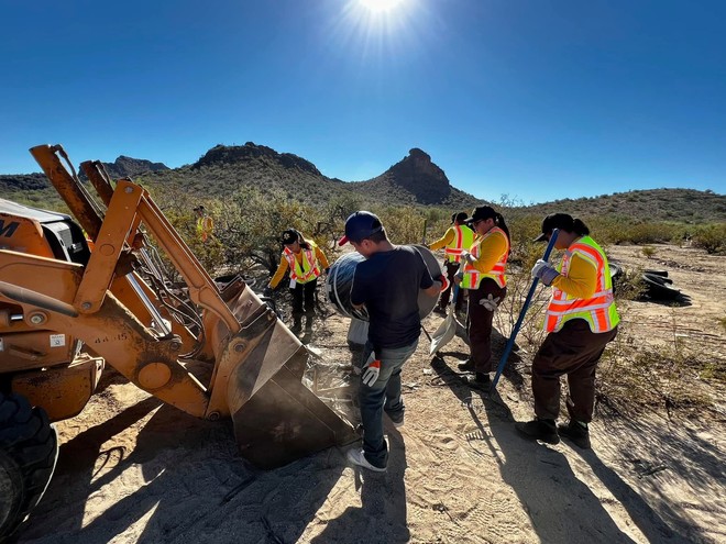 MCSO Cadets Clean in Aguila