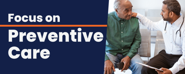 focus on preventive care banner