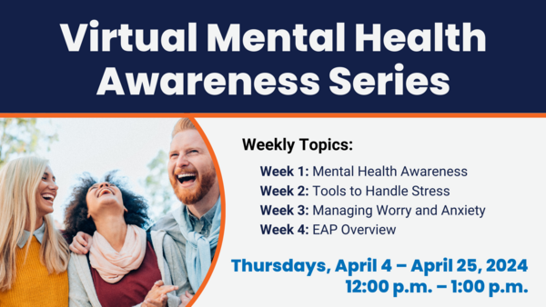 virtual mental health awareness series banner