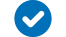blue check mark