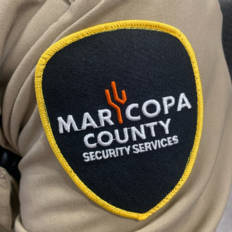 security services badge patch