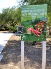 Monarch Haven & Reading Sanctuary Sign