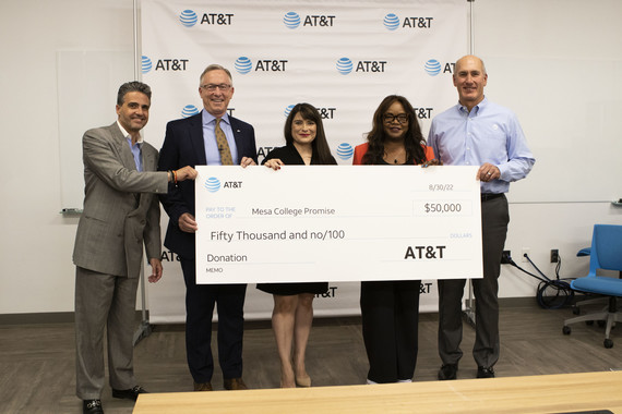 AT&T Donation to Mesa College Promise Program