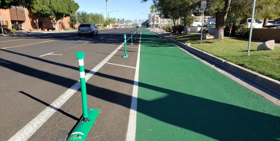City of Mesa Protected Bike Lanes