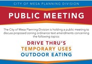 Planning Department Public Meeting