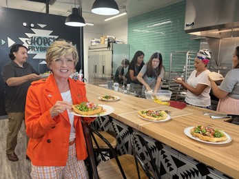 Hopes Fry Bread Ribbon Cutting